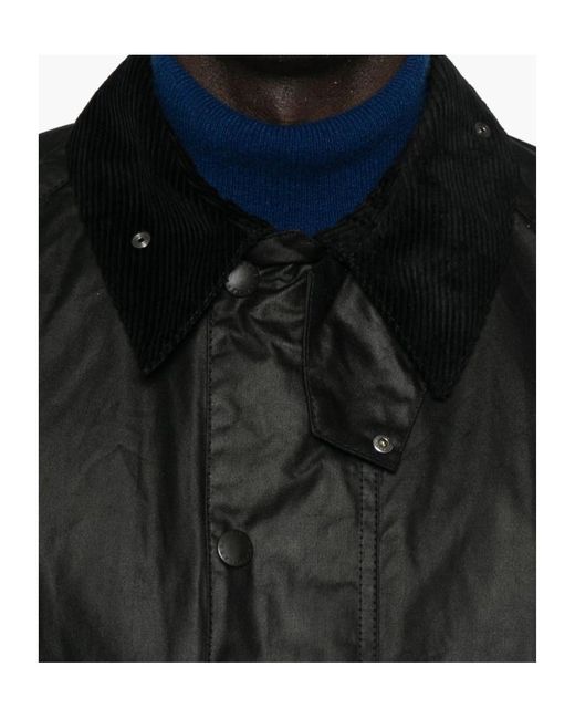 Barbour Black Os Transport Jacket for men