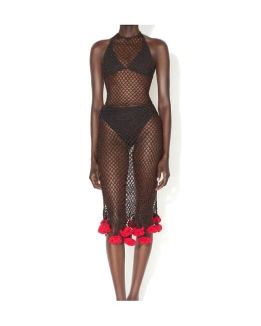 Alaïa White Tassel Bikini Set