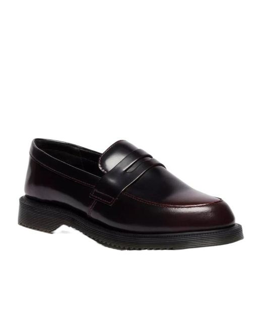 Dr. Martens Black Penny Slip On Loafers for men