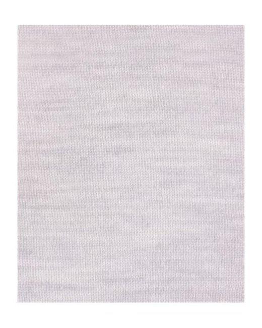 arch4 White Knitted Short-Sleeved T-Shirt