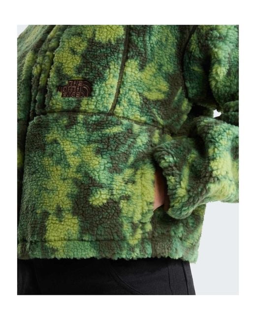 The North Face Green Extreme Pile 2 Printed Jacket W
