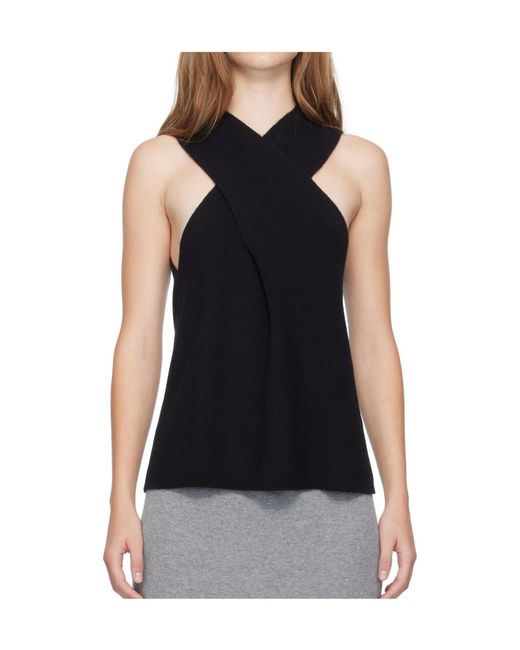 Lisa Yang Black Lack 'The Lyra' Top