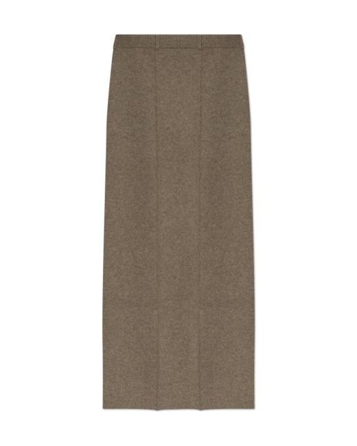Lisa Yang Waist Loop Skirt in Brown | Lyst