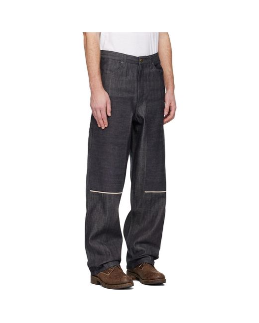 Visvim Gray Carpenter Jeans for men