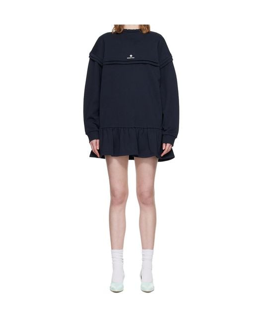 ShuShu/Tong Blue Long-Sleeved Dress