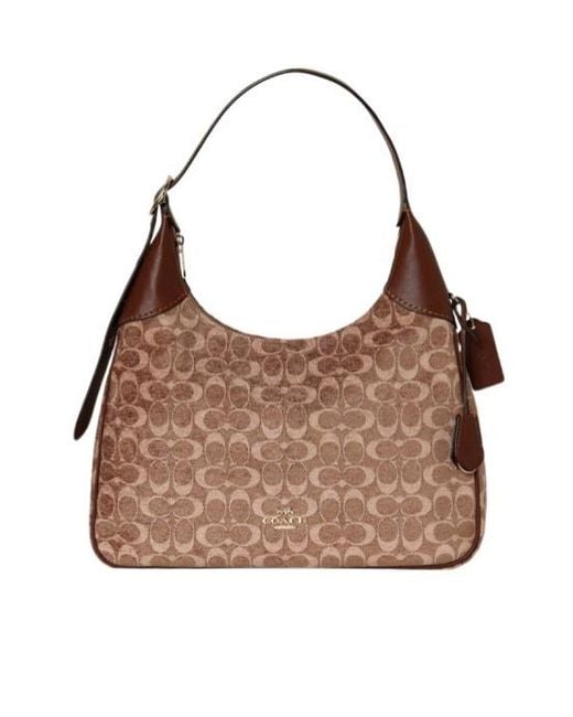 COACH Brown Ella Shoulder Bag