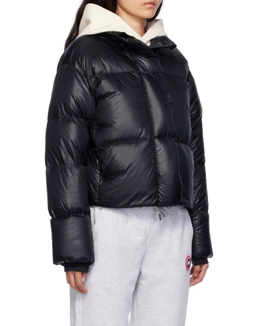 Canada Goose Black Cypress Cropped Puffer Jacket