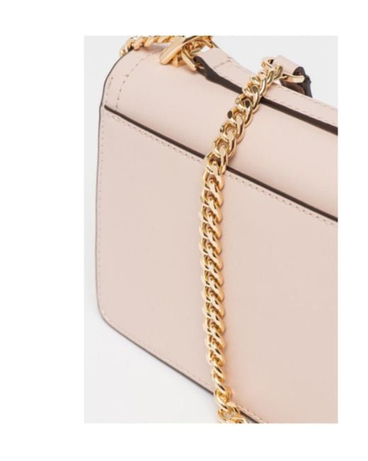 Michael Kors Pink Michael Heather Extra Small Crossbody Bag