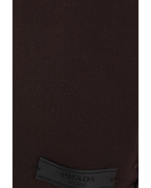 Prada Black Double Breasted Tailored Blazer for men
