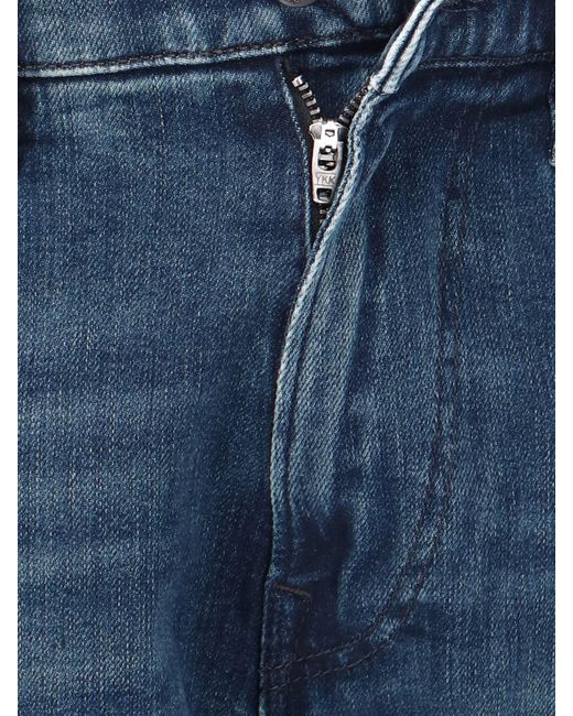 Polo Ralph Lauren Blue Bleached-Wash Slim-Cut Jeans for men