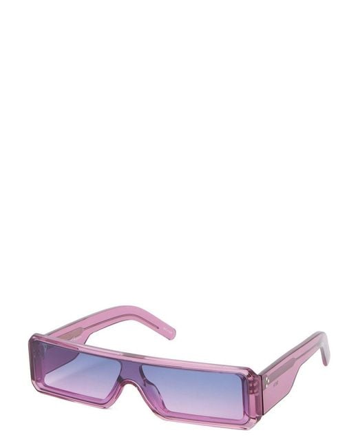 Rick Owens Purple Gethshades Sunglasses for men