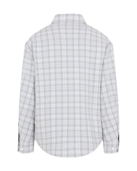 Off-White c/o Virgil Abloh White Plaid Shirt for men