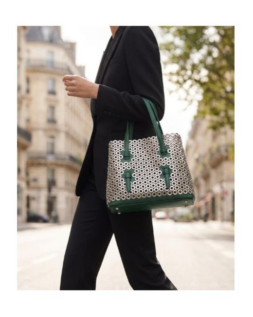 Alaïa Black Metal Studded Bag