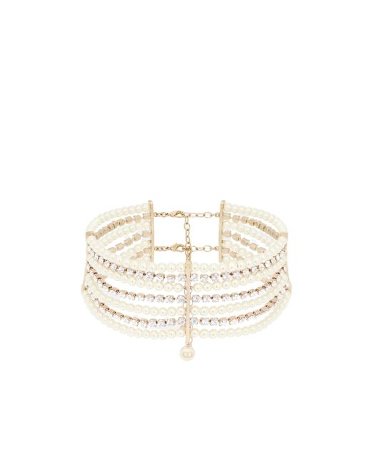 Dior White D-River Choker