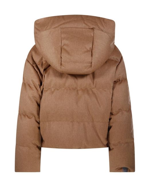 Max Mara Brown The Cube Dalia Down Jacket