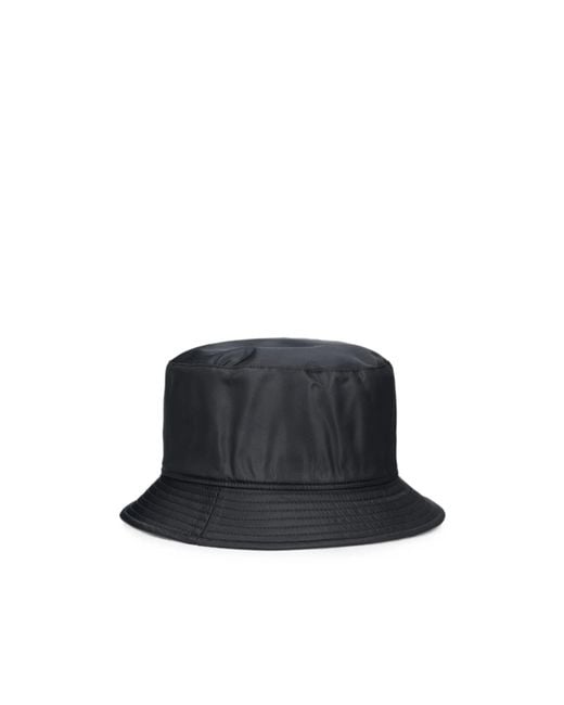 Borsalino Black Morgan Logo-Plaque Bucket Hat