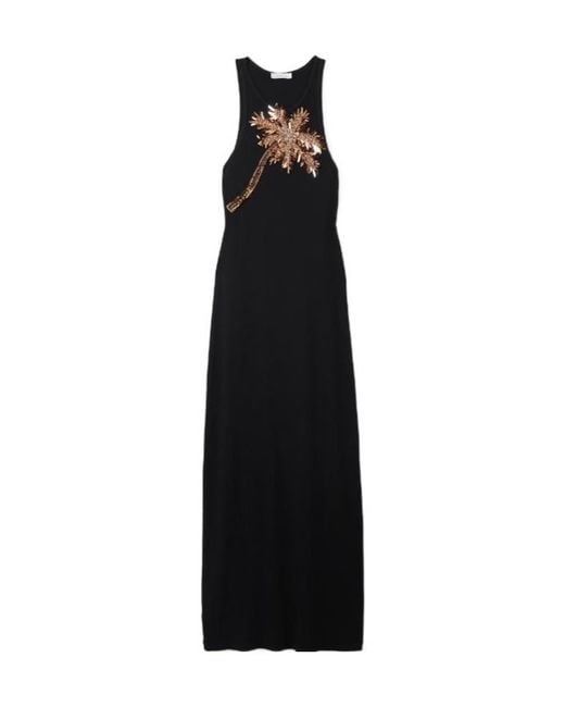 Rabanne Black Rabanne Embellished Sleeveless Dress