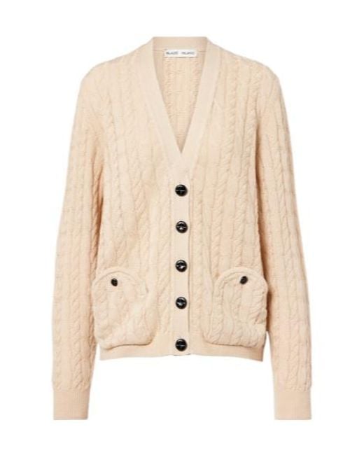 Blazé Milano Natural Knitted Cardigan