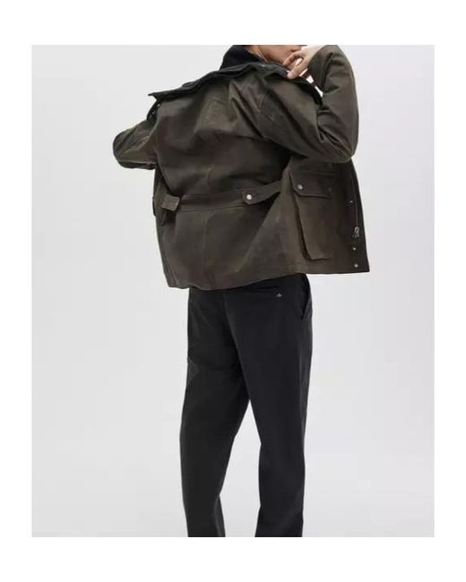 Rag & Bone Green Pocket Suede Jacket for men