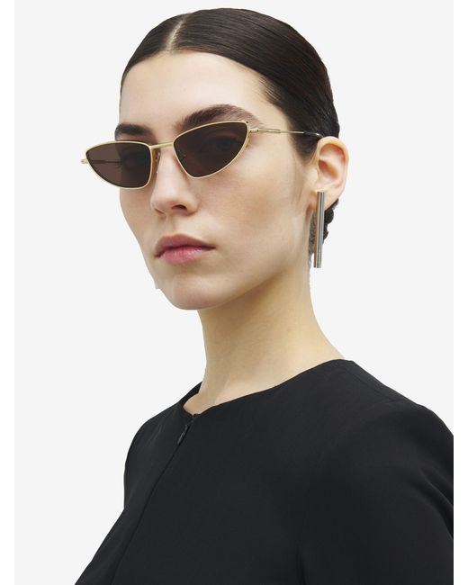 McQueen Multicolor Eyewear Cat Eye Frame Sunglasses