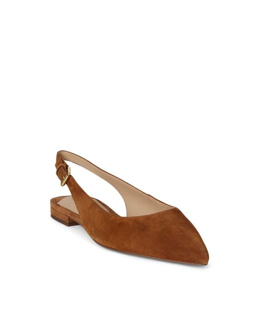 Ralph Lauren Brown Solid Color Flat Shoes