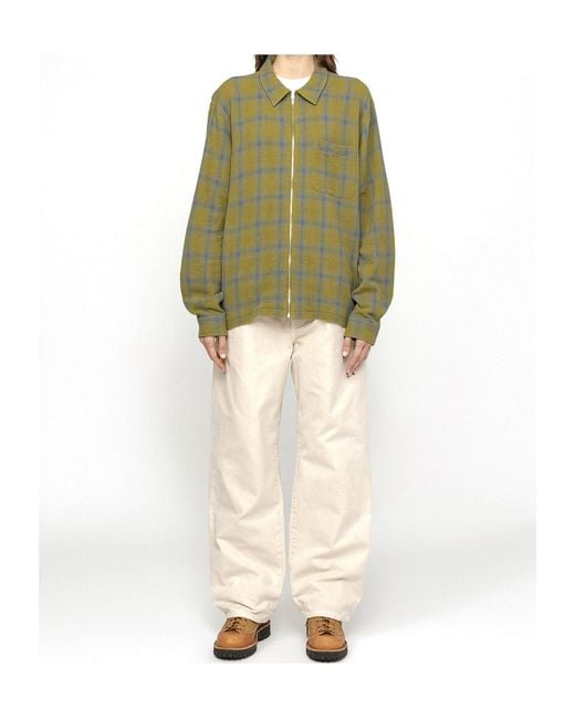 Stussy Green Zippered Shirt for men