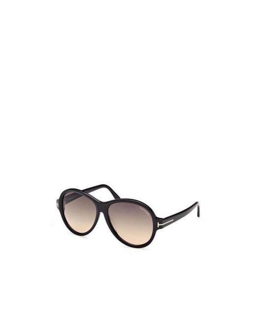 Tom Ford Metallic Eyewear Alien Framed Sunglasses