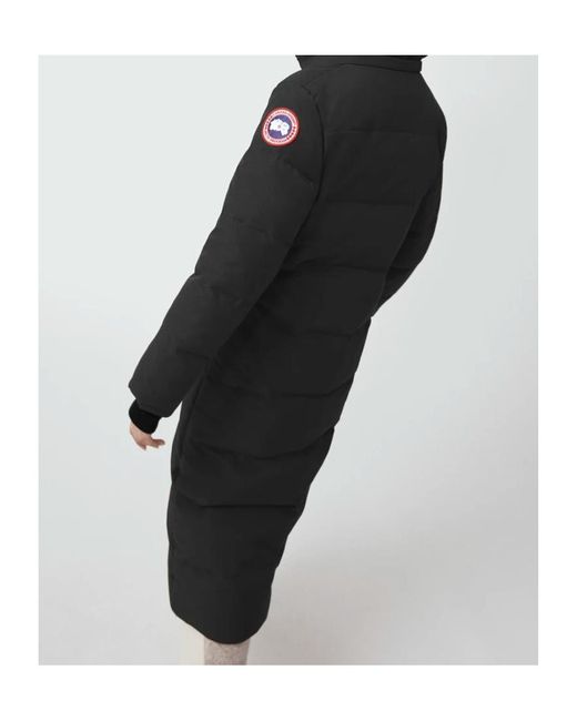 Canada Goose Black Mystique Hooded Down Jacket