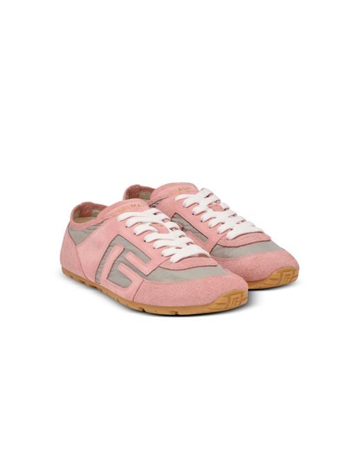 Balmain Pink Racer 45 Trainers
