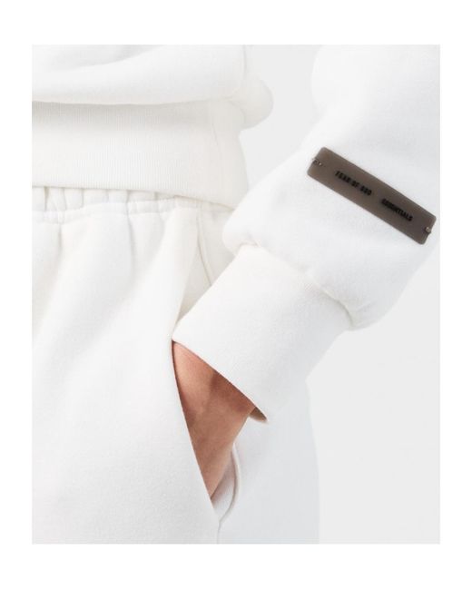 Fear Of God White Logo Patch Sweatshirt