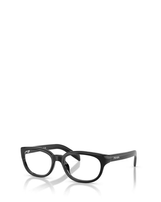 Prada White Eyewear	Round Frame Glasses for men
