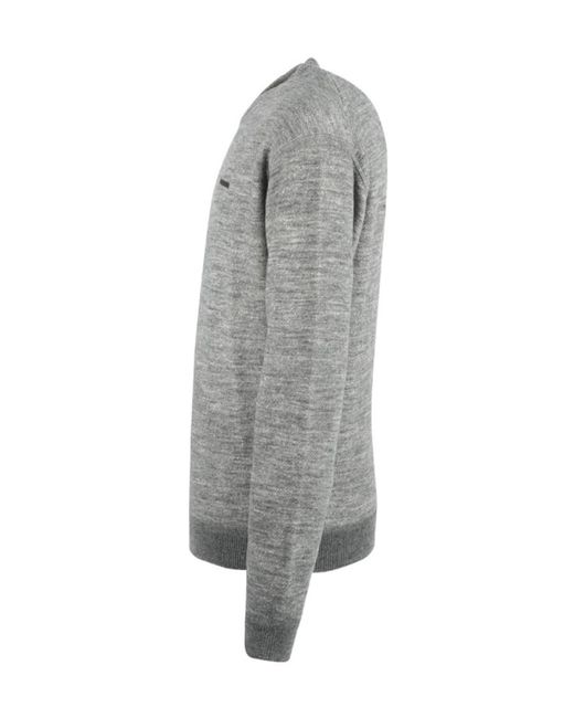 DSquared² Gray Logo Sports Hoodie for men