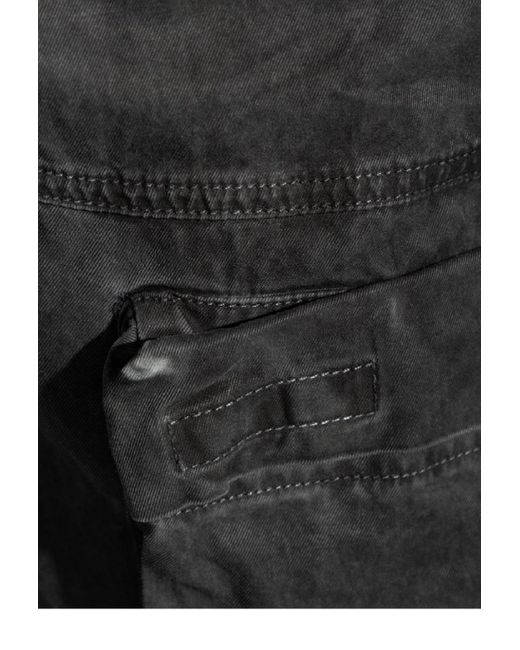 DIESEL Gray P-Ride-Q3 Trousers