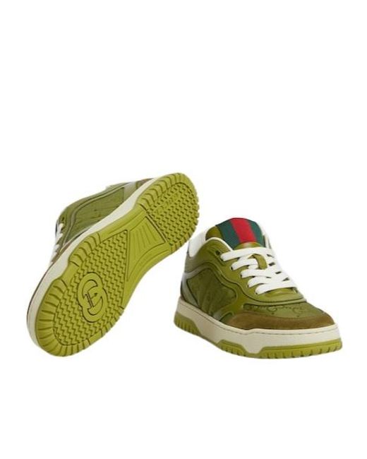 Gucci Green Re-Web Sneaker