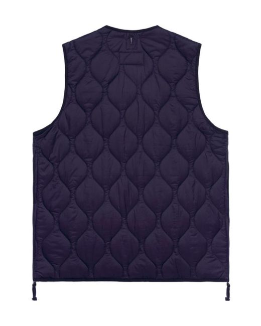 Sebago Blue Plymouth Quilted Gilet for men