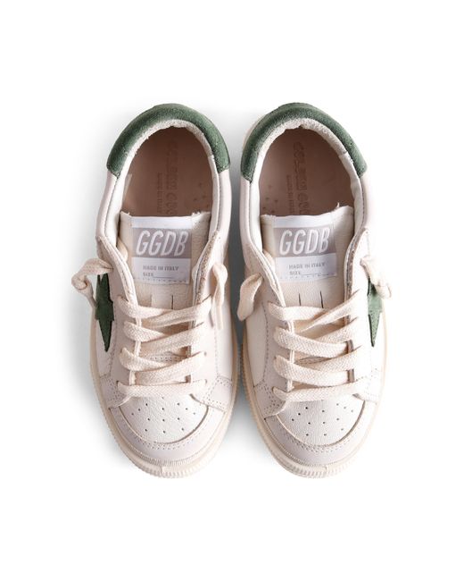 Golden Goose Deluxe Brand White Lace-Up Low-Top Sneakers