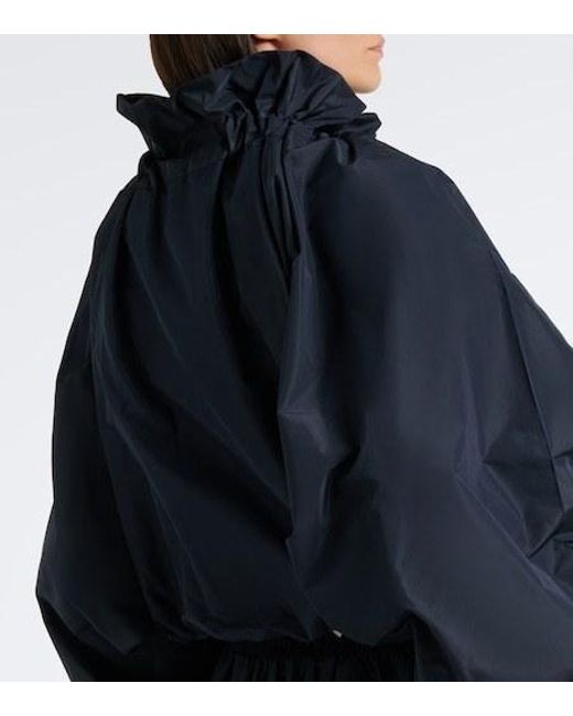 Patou Blue Gathered Blouse