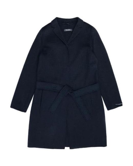 Max Mara Blue Logo Coat