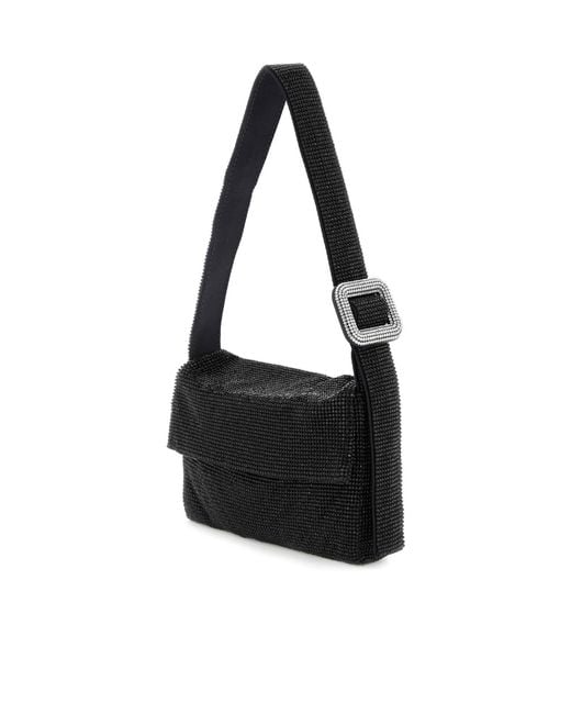 Benedetta Bruzziches Black Vitty La Mignon Embellished Shoulder Bag