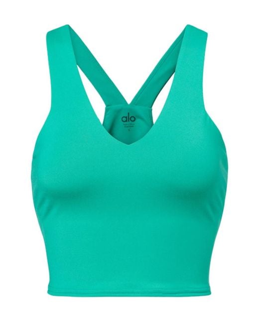 Alo Yoga Blue Airbrush Real Sport Vest