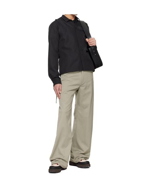 HELIOT EMIL Blue Sinew Collared Shirt for men