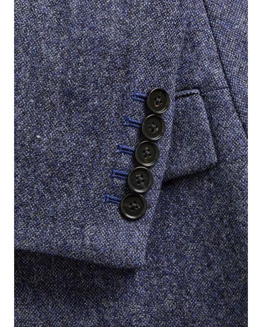 Veronica Beard Blue Vega Dickey Wool Blazer