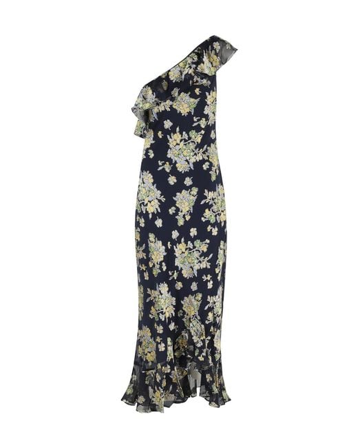 Rixo White Leon Devoré Maxi Dress