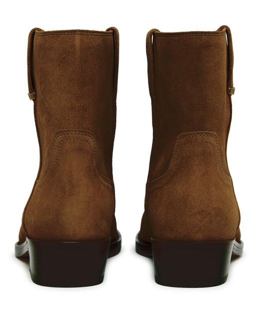 Isabel Marant Brown Round Toe Ankle Boots
