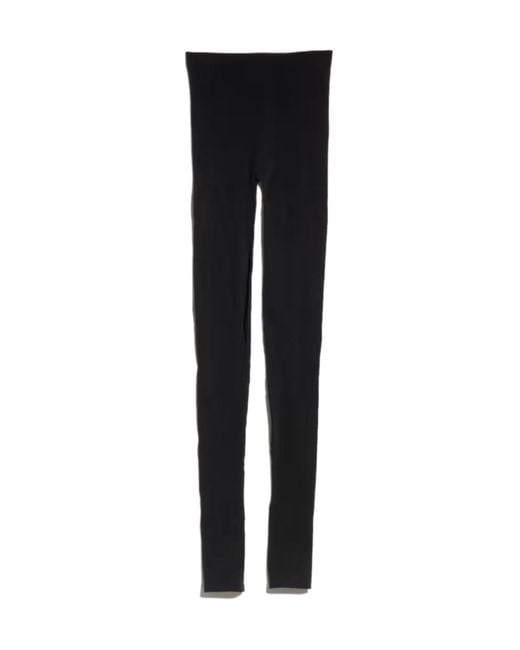 Gucci Black Seamless Stretch Nylon Jersey Leggings
