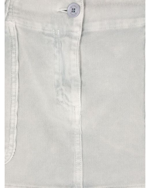 Etro White Textured Fabric Skirts