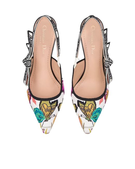 Dior Metallic J'A Slingback Pump
