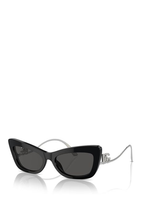 Dolce & Gabbana Black Eyewear Cat-Eye Sunglasses