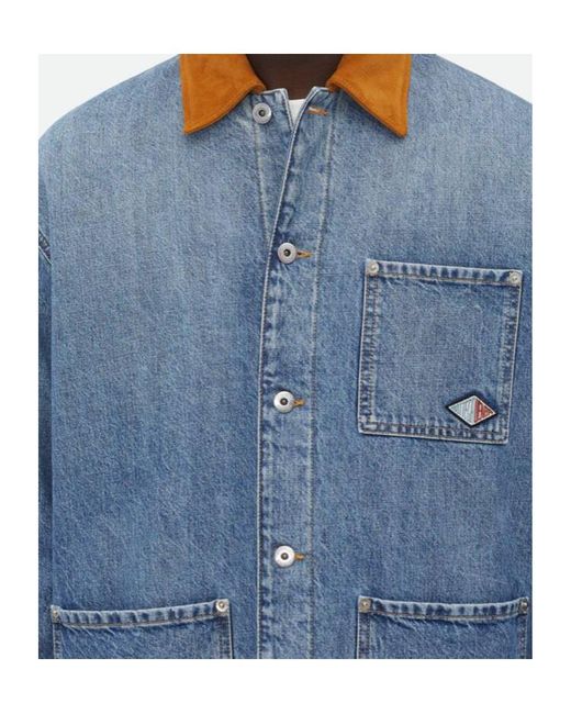 Bottega Veneta Blue Downdrift Recycled Down Jacket for men