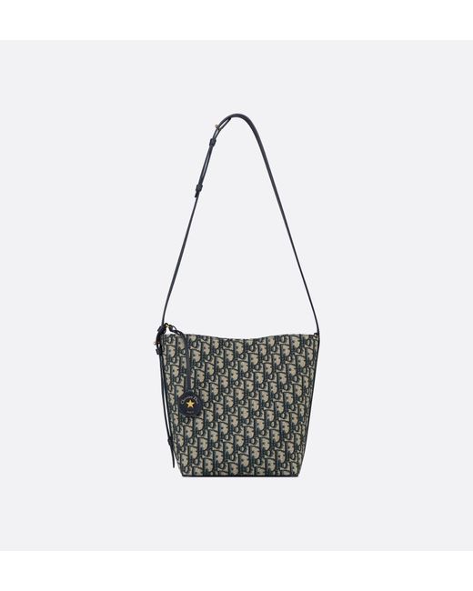 Dior Black Small Star Bucket Bag